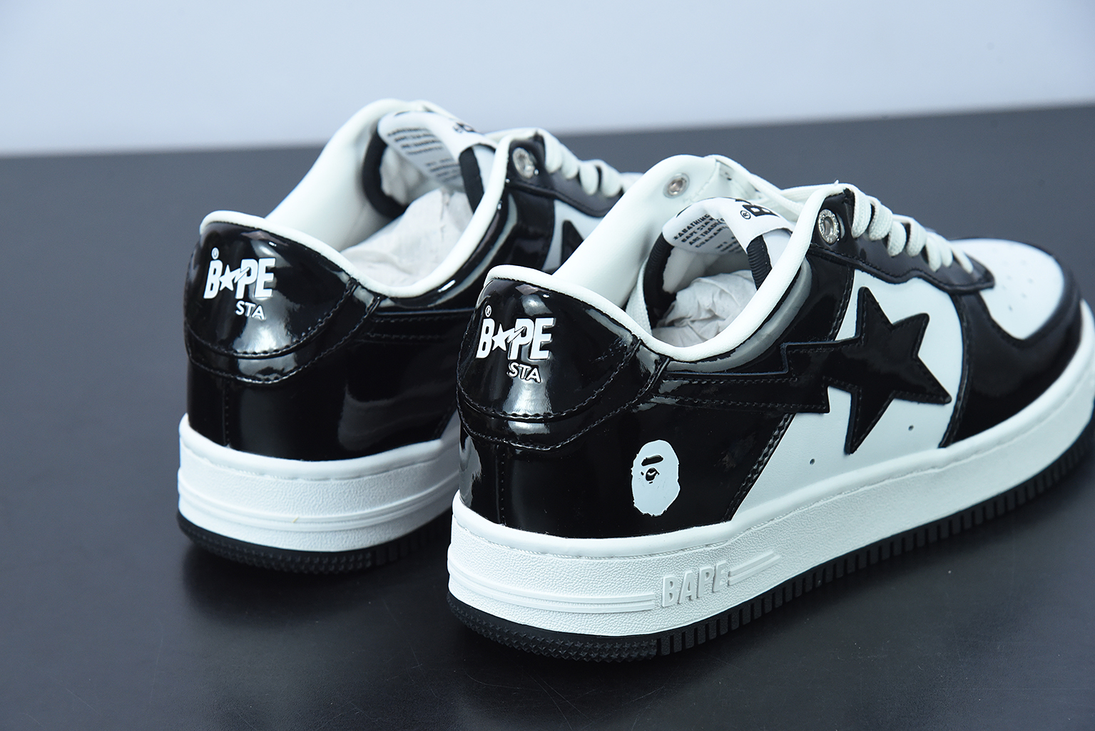 A Bathing Ape Bape Sta Low Black 1H70191001