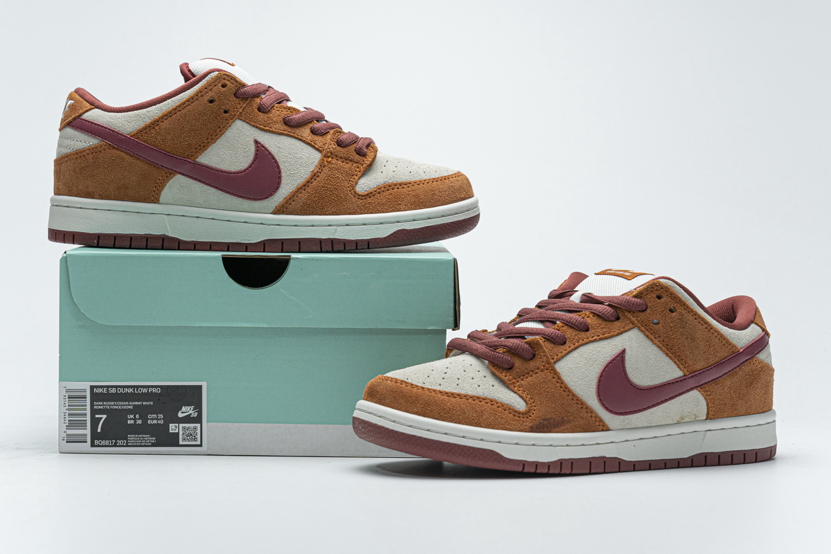 Nike SB Dunk Low Pro Dark Russet Cedar  BQ6817-202