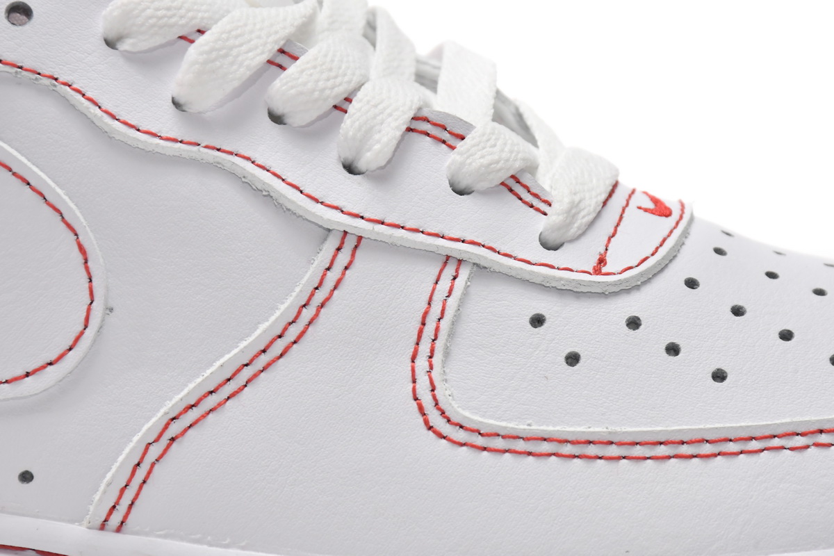 Nike Air Force 1 Low Contrast Stitch Red   CV1724-100