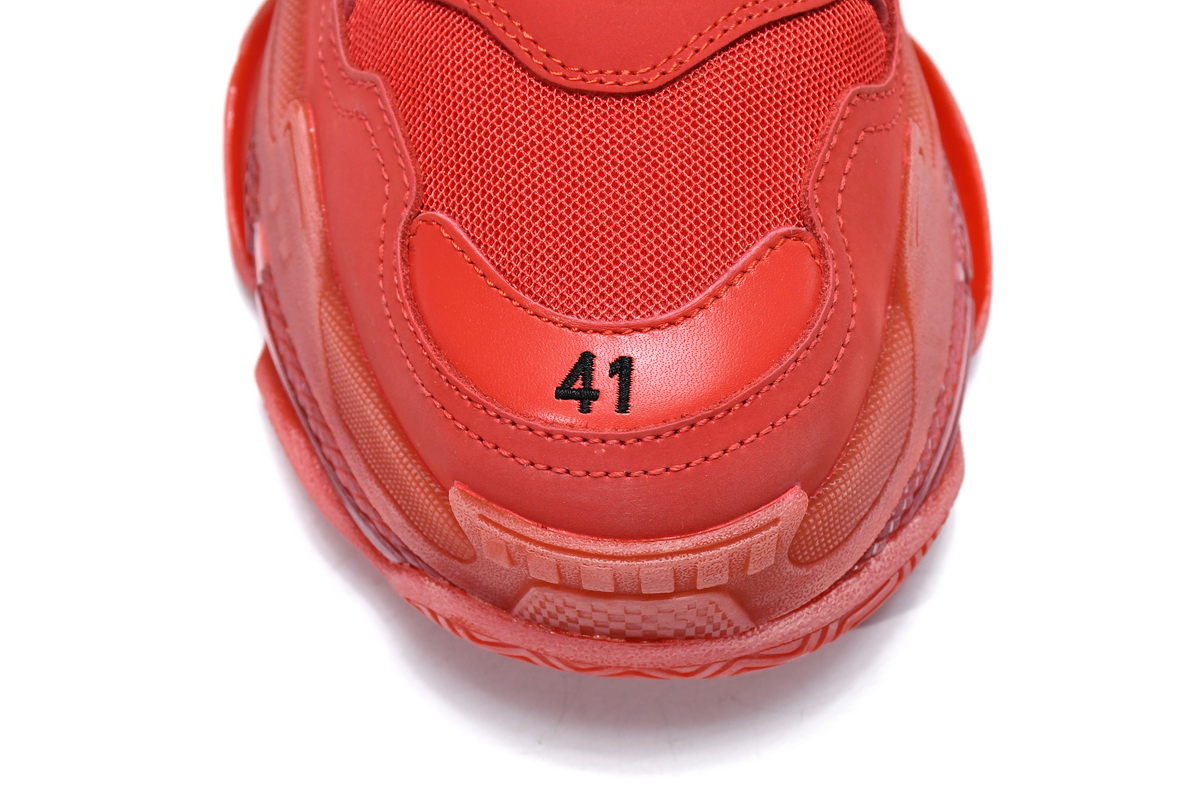 Ba***ci*ga Triple S Dark Red   541624 W09O1 6500