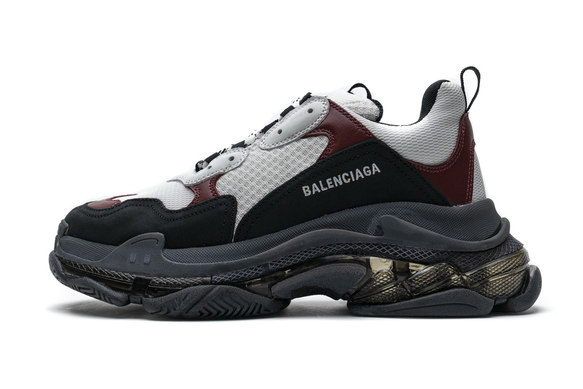 Ba***ci*ga Triple S Black Brown Red  541624 W09O1 2268