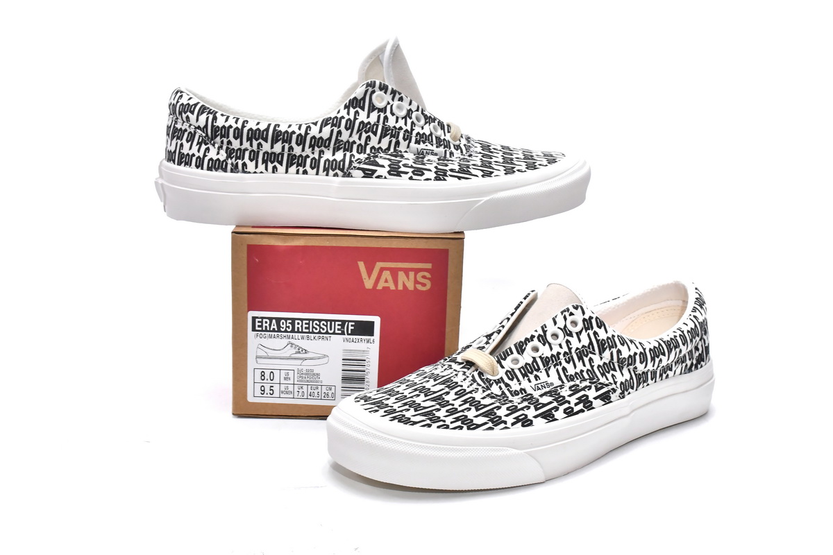 Fear Of God x Vans Era 95 Reissue FOG  VN0A2XRYML6