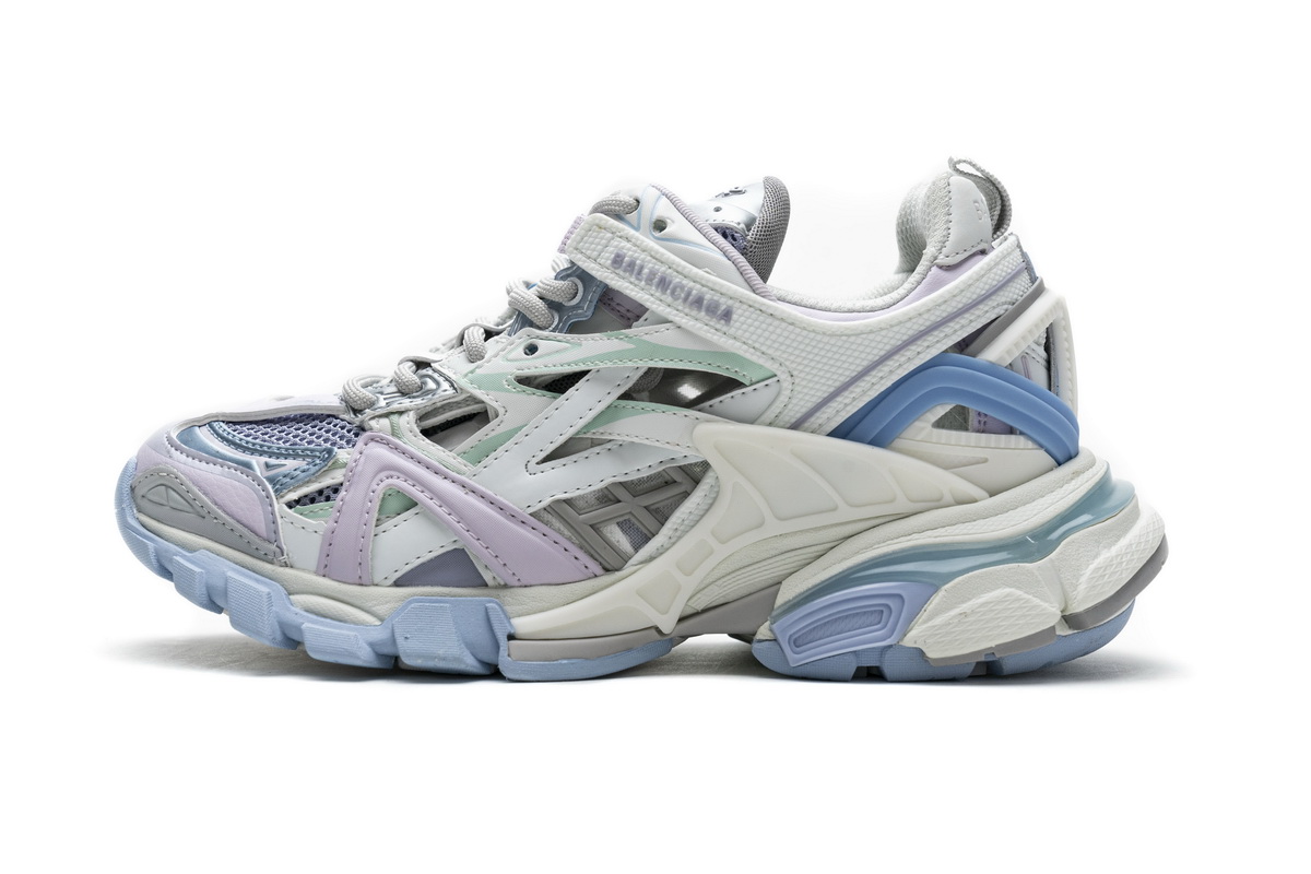 Ba***ci*ga Track 2 Sneaker White Light Blue   568615 W2GN3 9045