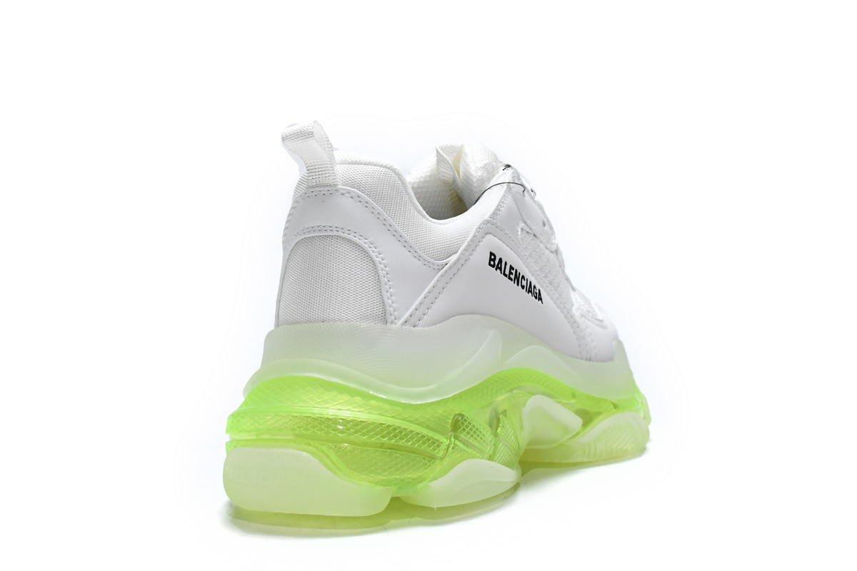 Ba***ci*ga Triple S White Green   544351 W0901 9010