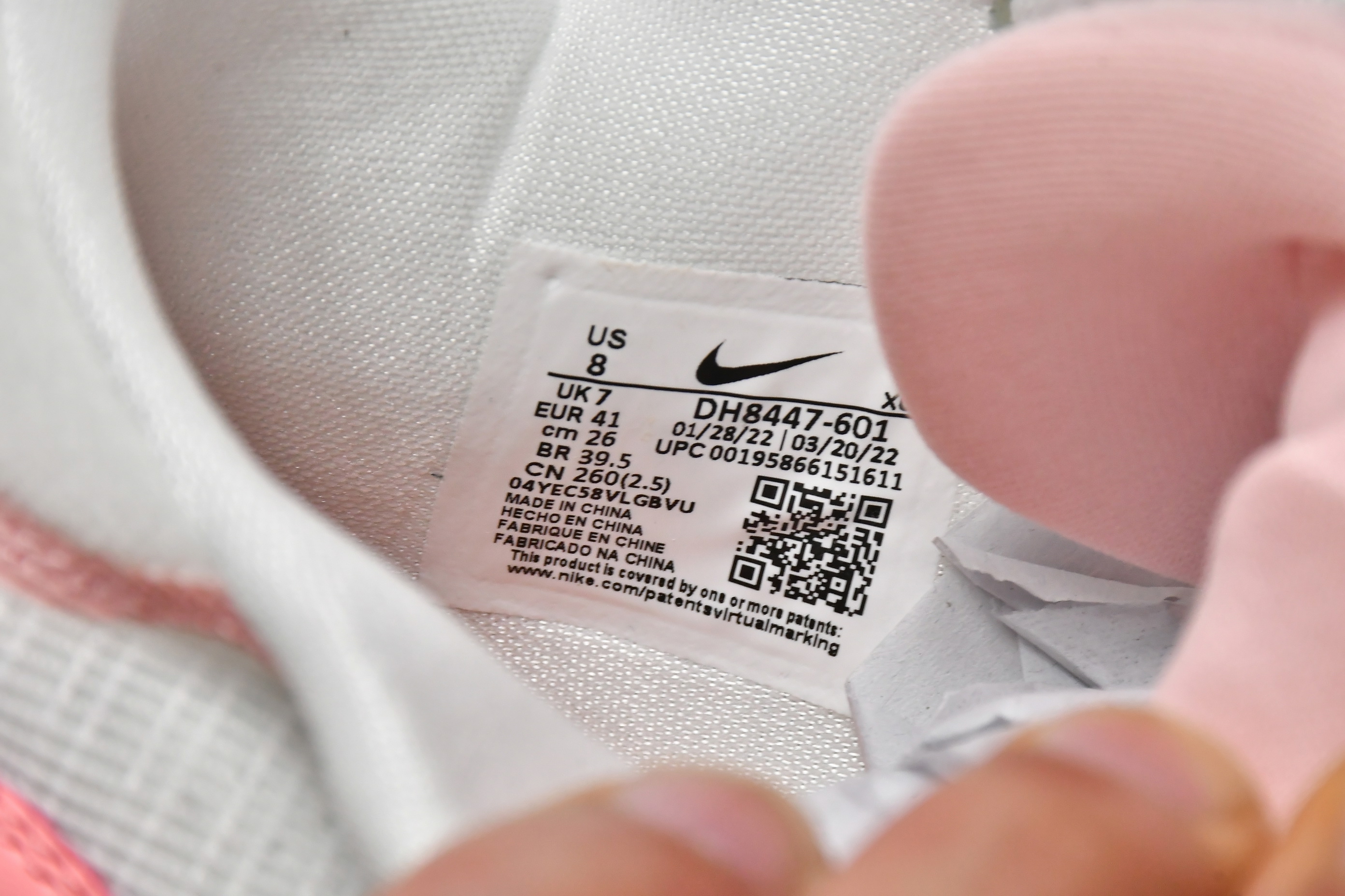 Nike PG 6 EP White Pink   DH8447-601