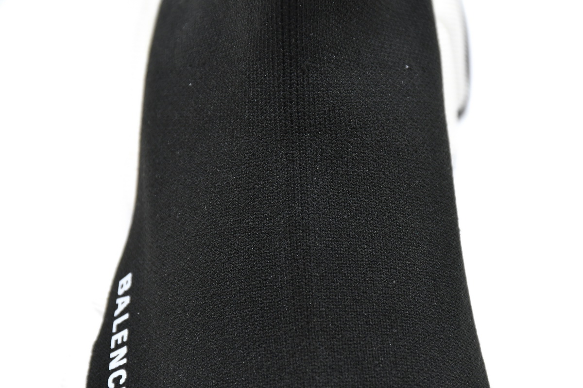 Ba***ci*ga Speed 2.0 Sneaker Black White  B33