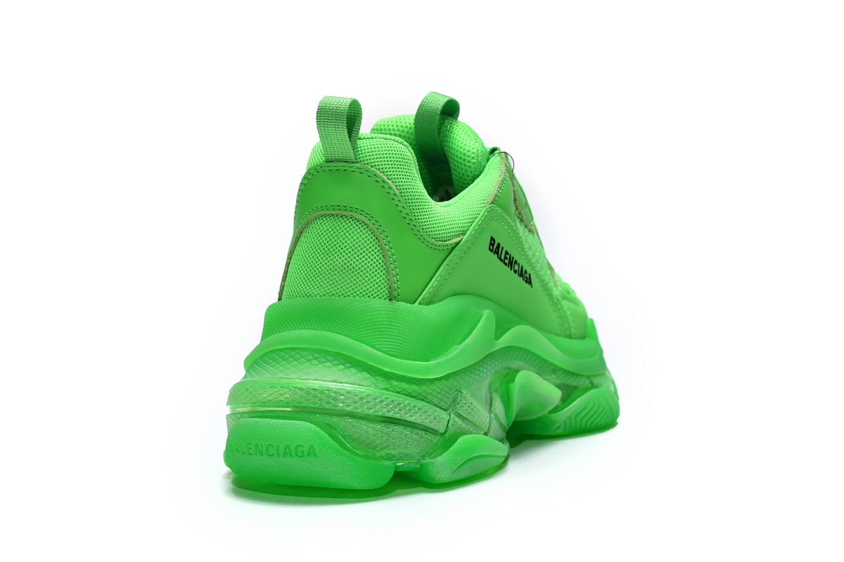 Ba***ci*ga Triple S Fluorescent Green  541624 W09OL 3801