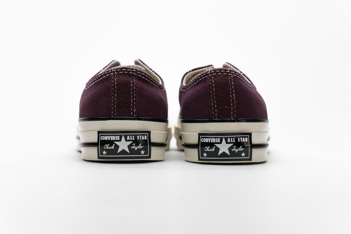 Converse Chuck 70 OX Dark Burgundy Black Egret  162059C