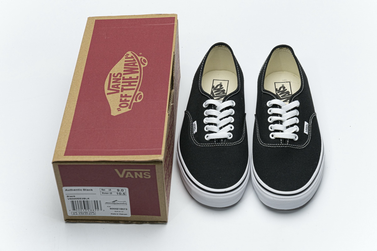 VANS Authentic Black    VN000EE3BLK