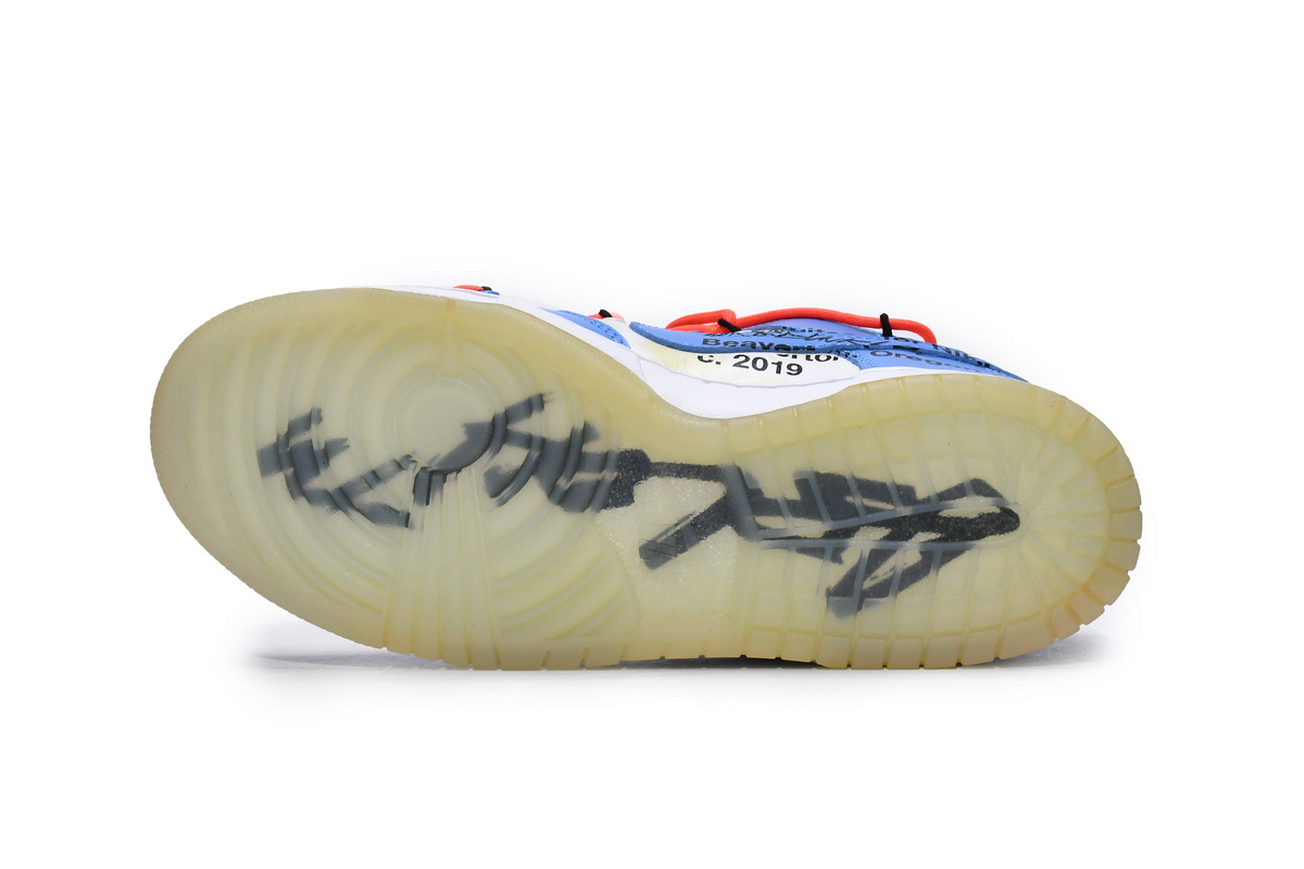 Off White x Futura x Dunk Low SB UNC  DD0856-403