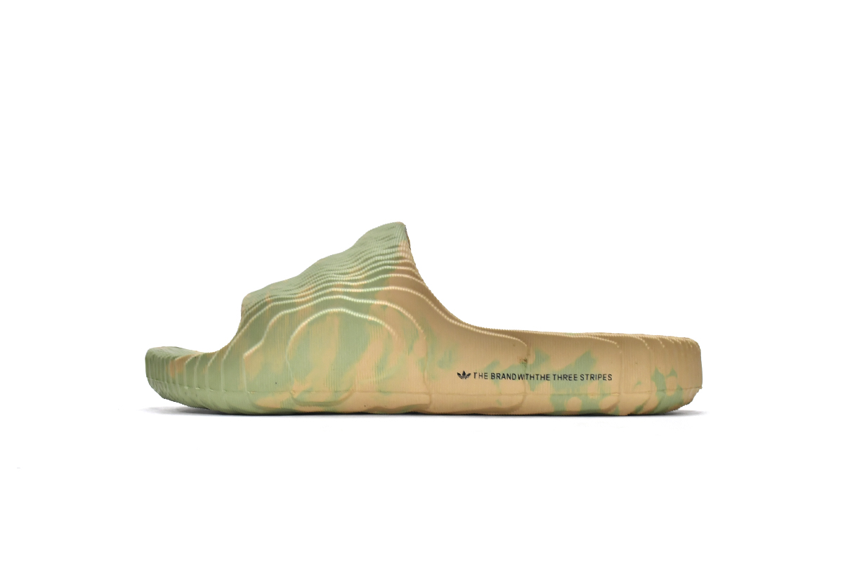 adidas originals Adilette 22 Slides Magic Lime Desert Sand  GY1597