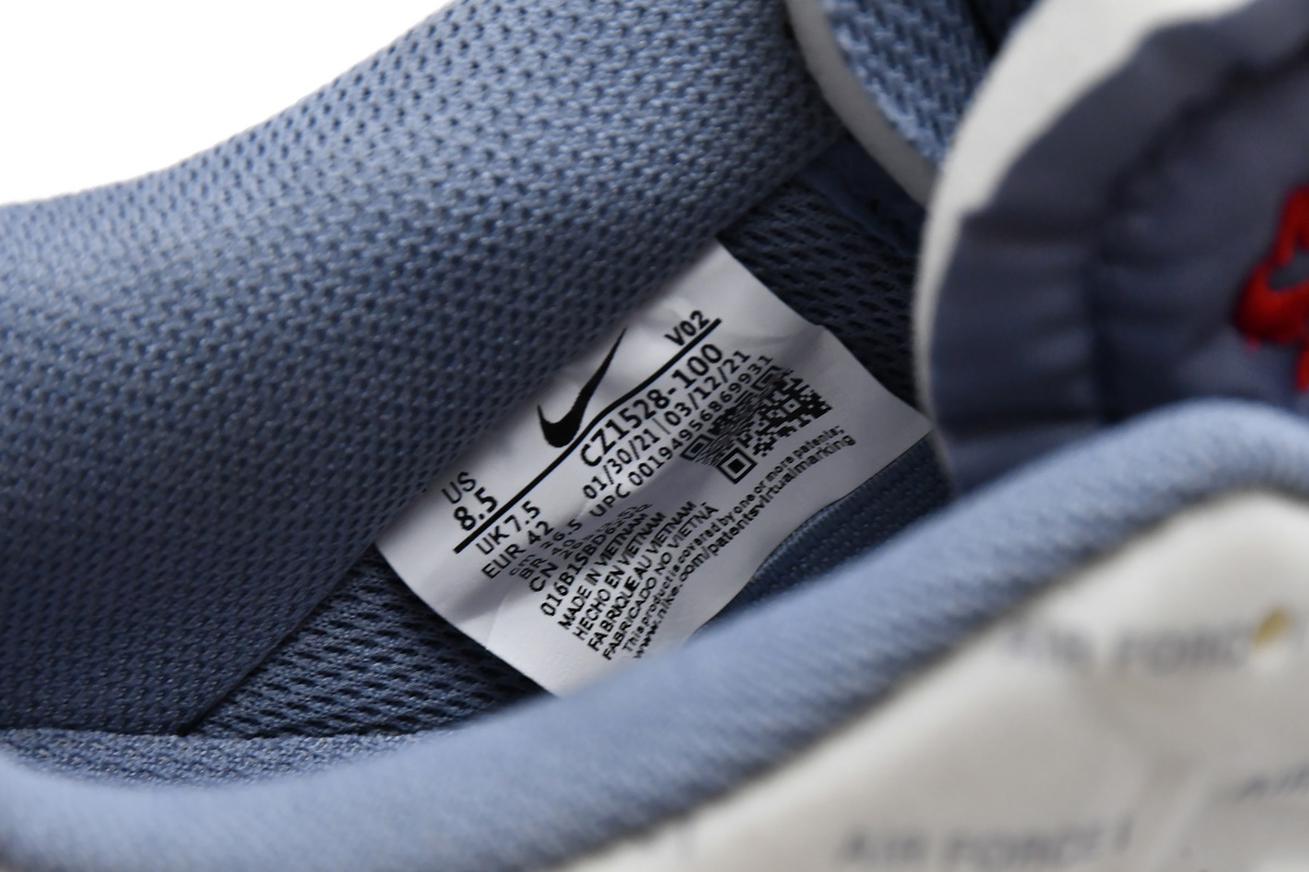 Nike Air Force 1 Experimental Postal Ghost CZ1528-100