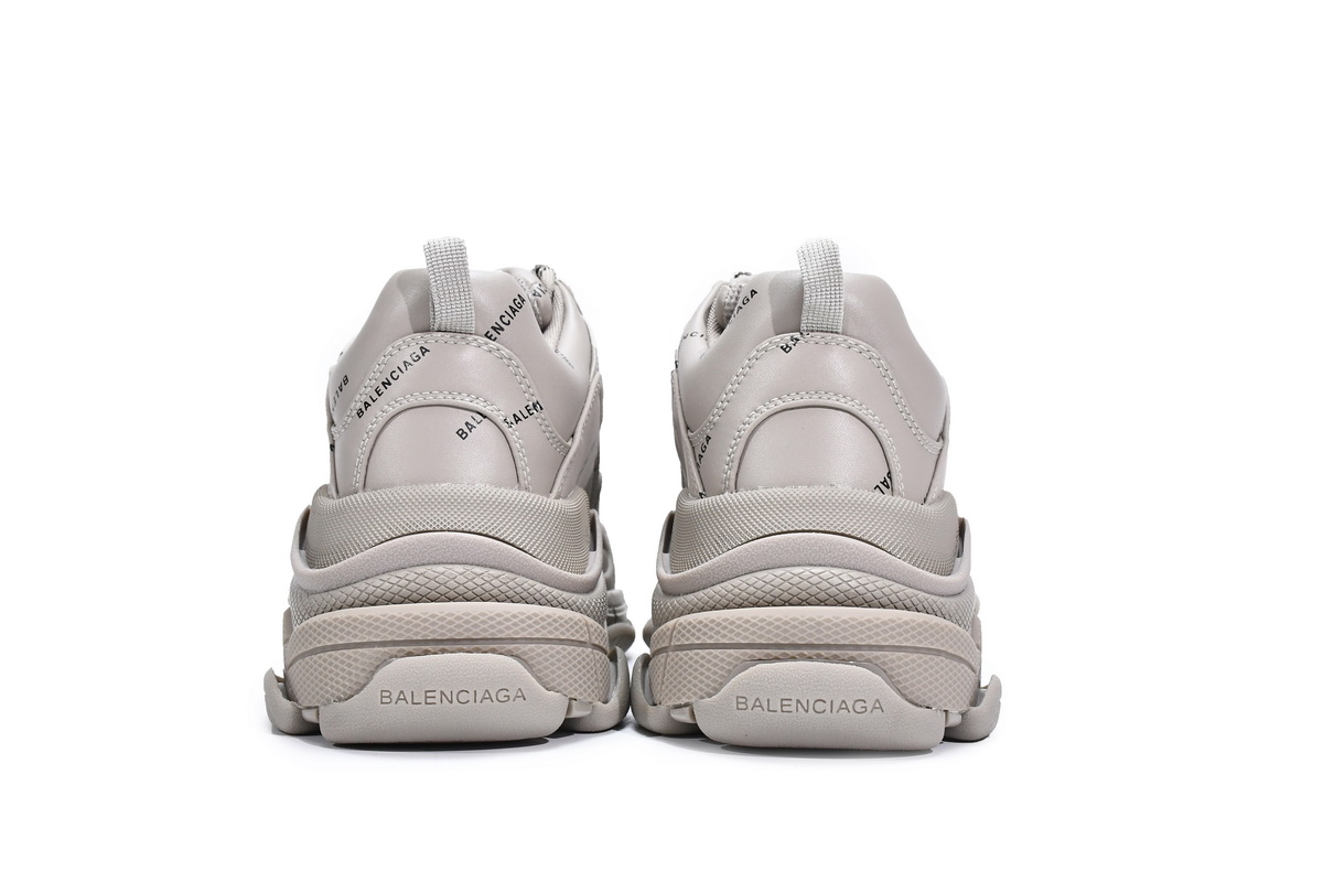 Ba***ci*ga Triple S Letter Beige  524039 W2FA1 9710