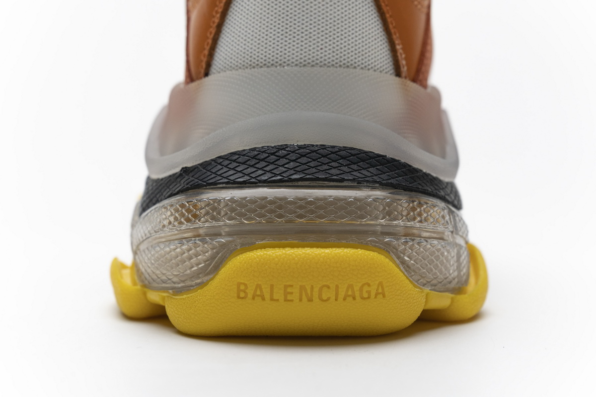 Ba***ci*ga Triple S Black Orange  541624 W09E1 1766