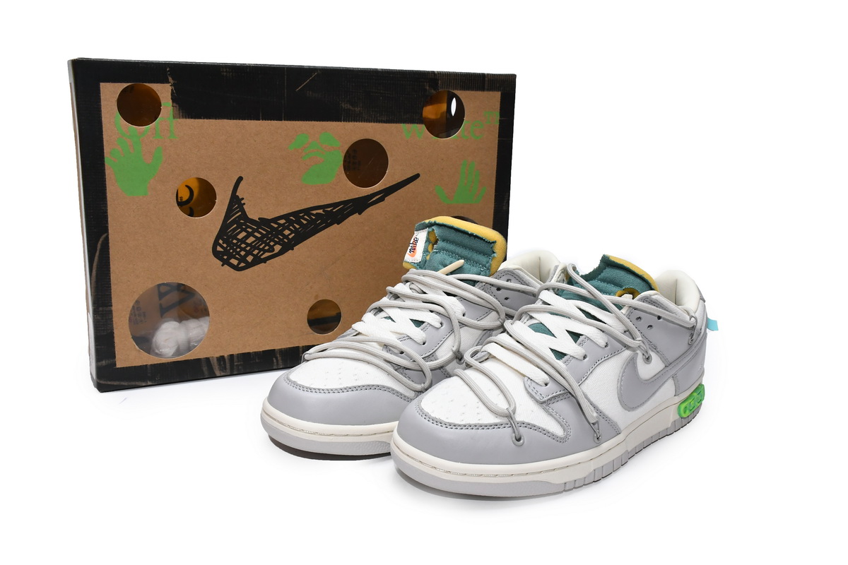 OFF WHITE x Nike Dunk SB Low The 50 NO42  DM1602-117