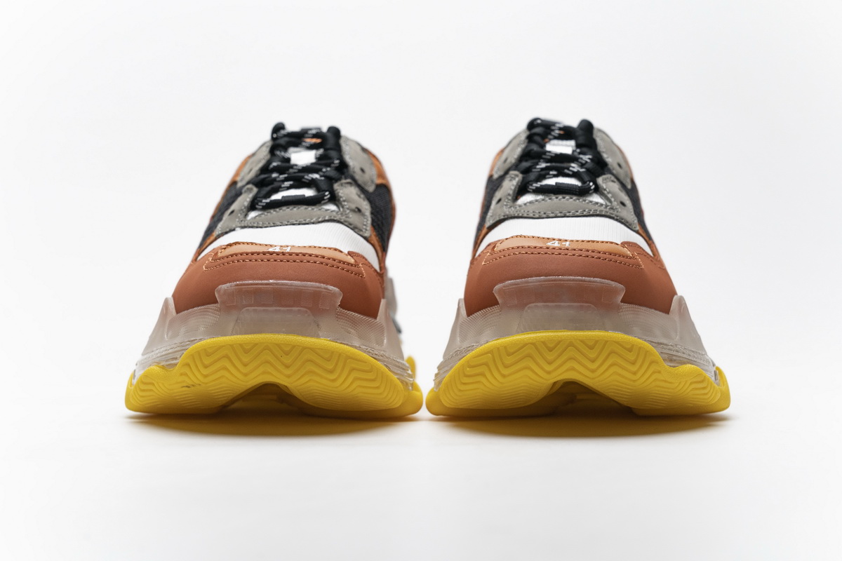 Ba***ci*ga Triple S Black Orange  541624 W09E1 1766
