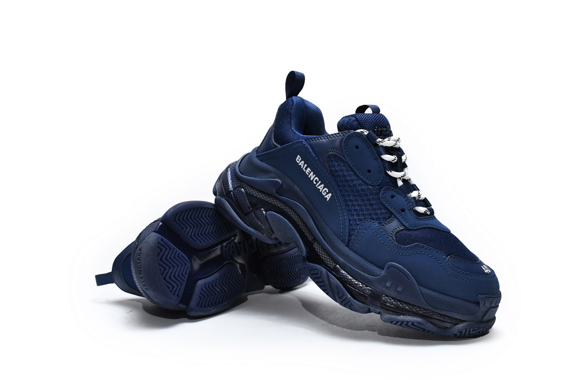 Ba***ci*ga Triple S Dark Blue  541624 W091 4107