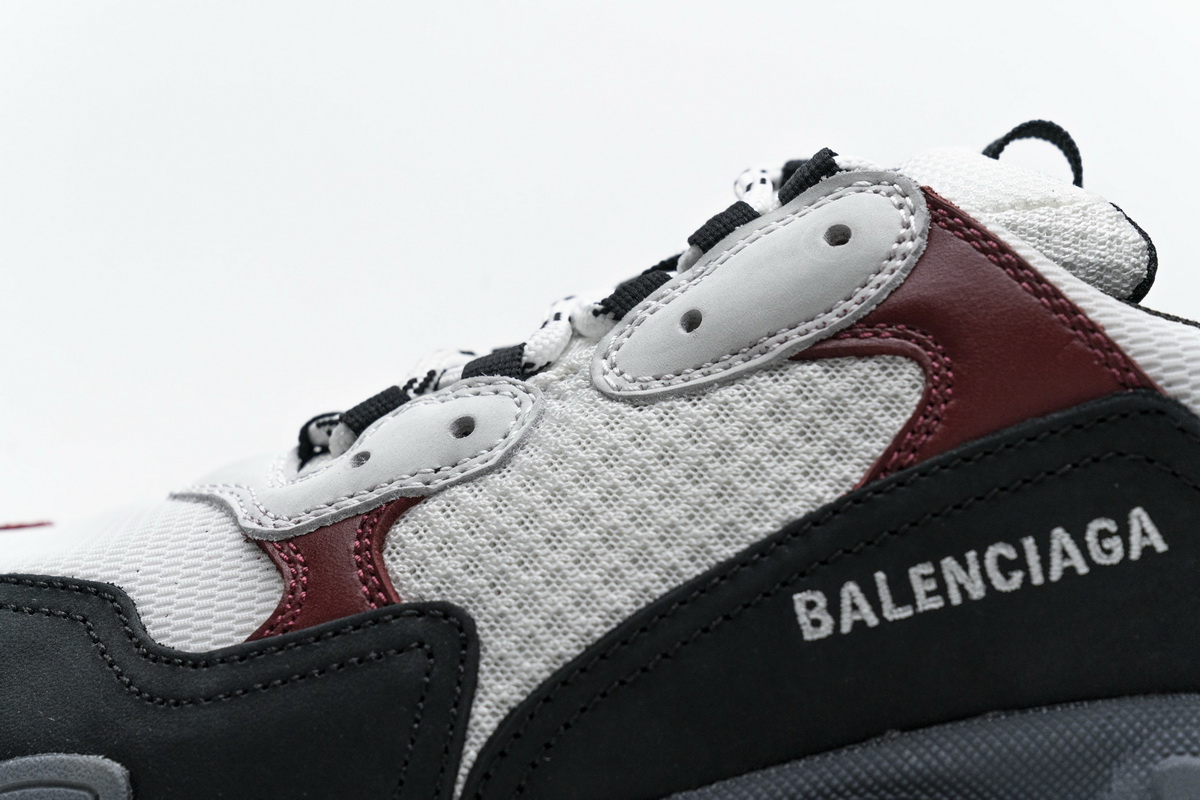 Ba***ci*ga Triple S Black Brown Red  541624 W09O1 2268