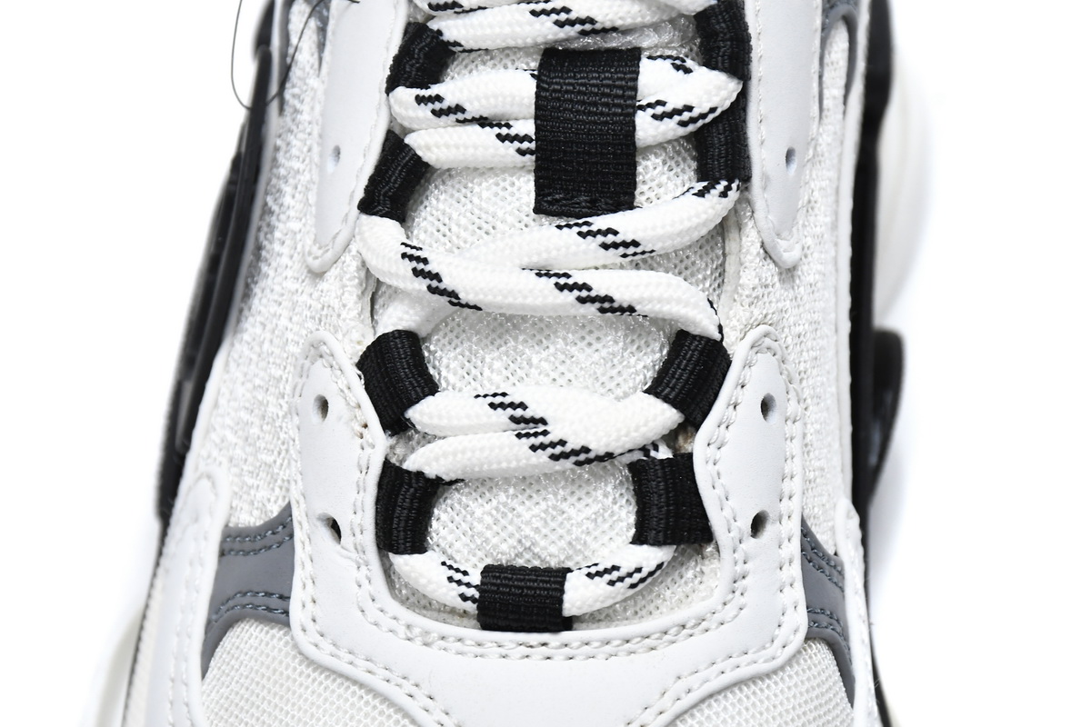 Ba***ci*ga Triple S White Grey  536737 W09O1 9089