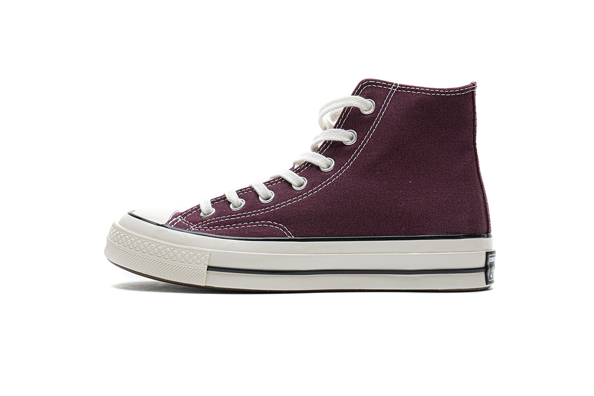Converse Chuck 70 HI Dark Burgundy Black Egret  162051C
