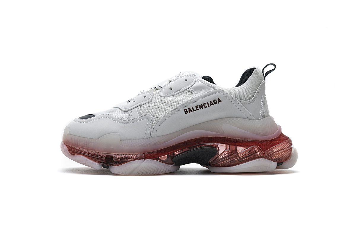 Ba***ci*ga Triple S Milk White Black   0625 W09O1