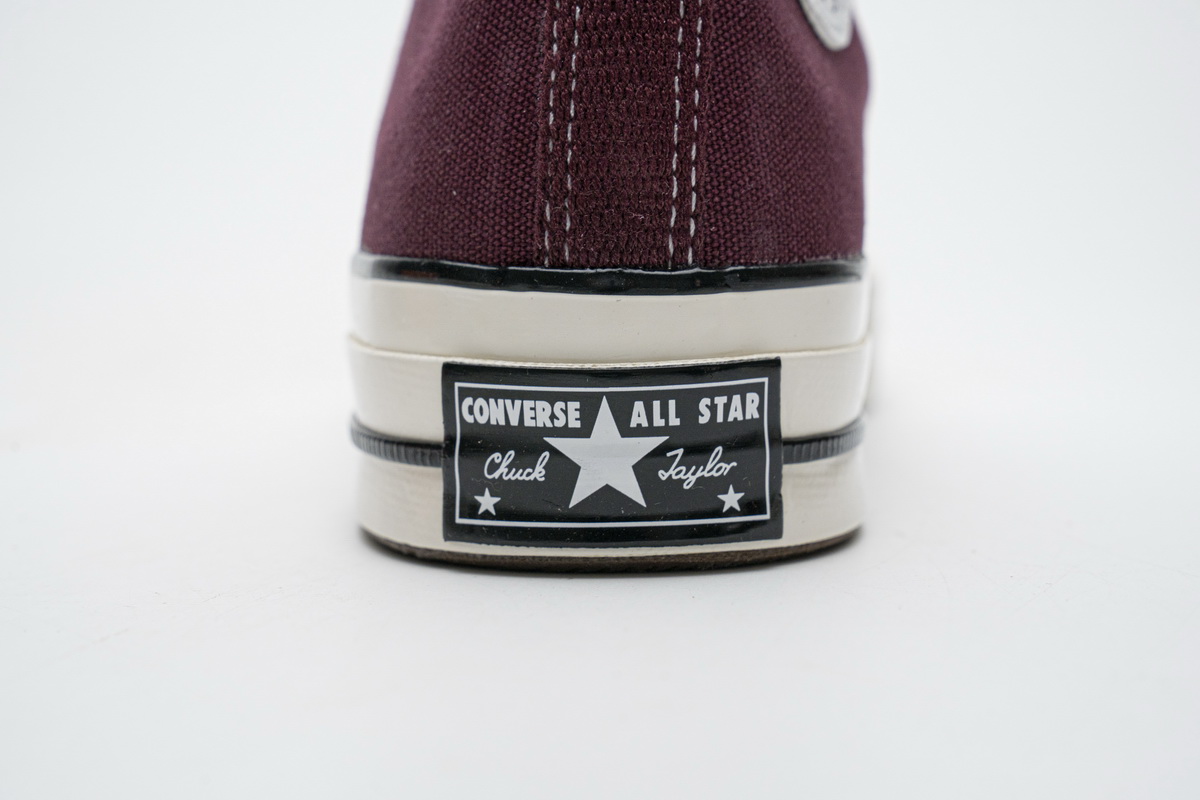 Converse Chuck 70 HI Dark Burgundy Black Egret  162051C