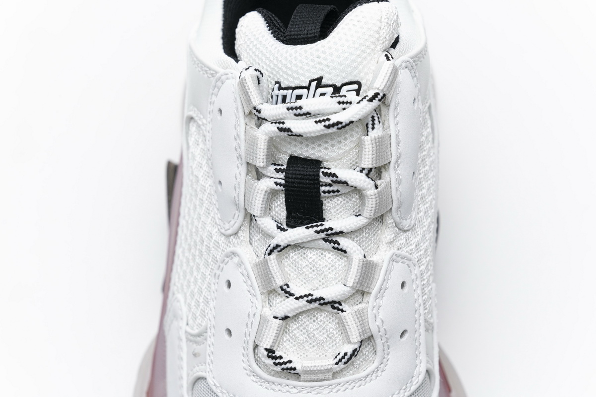 Ba***ci*ga Triple S Milk White Black   0625 W09O1