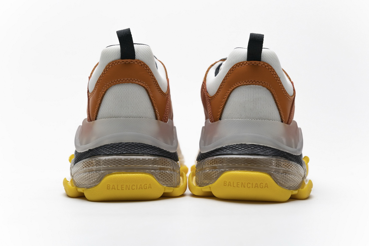 Ba***ci*ga Triple S Black Orange  541624 W09E1 1766