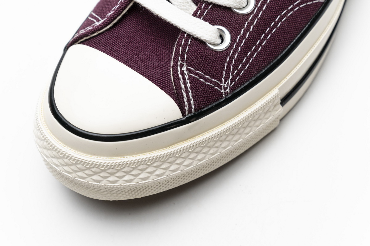 Converse Chuck 70 OX Dark Burgundy Black Egret  162059C