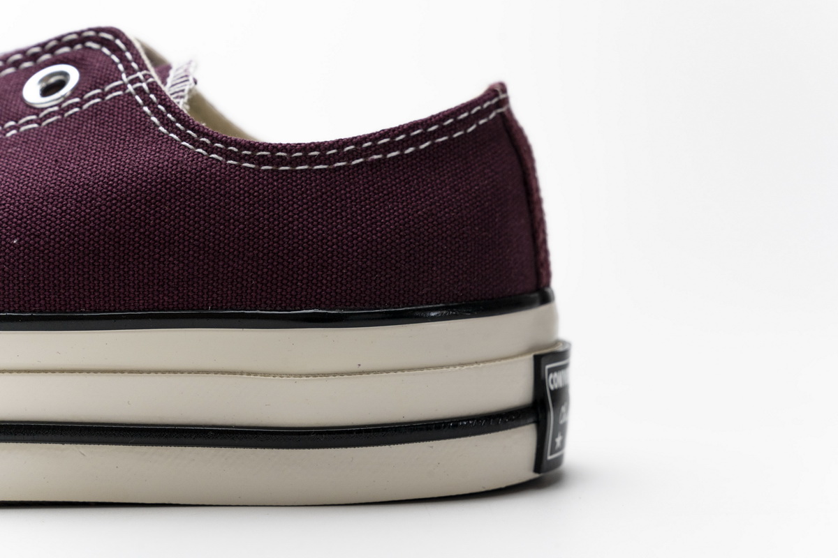 Converse Chuck 70 OX Dark Burgundy Black Egret  162059C