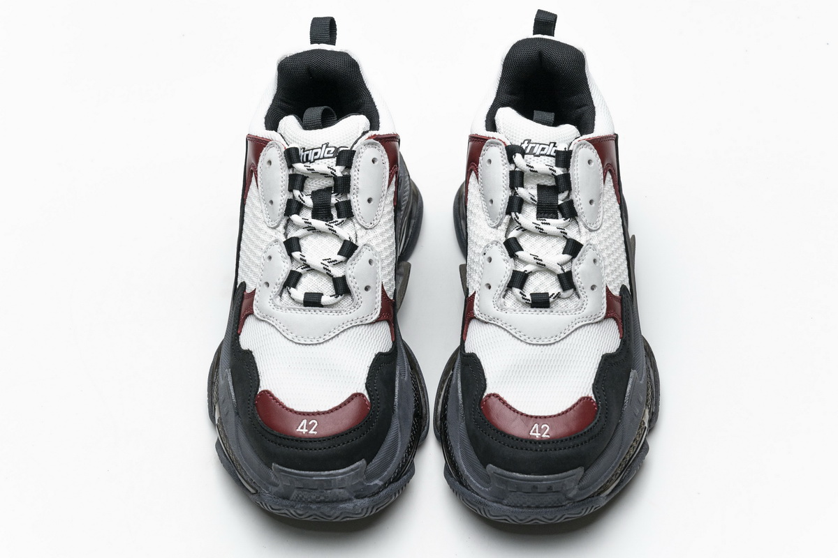 Ba***ci*ga Triple S Black Brown Red  541624 W09O1 2268