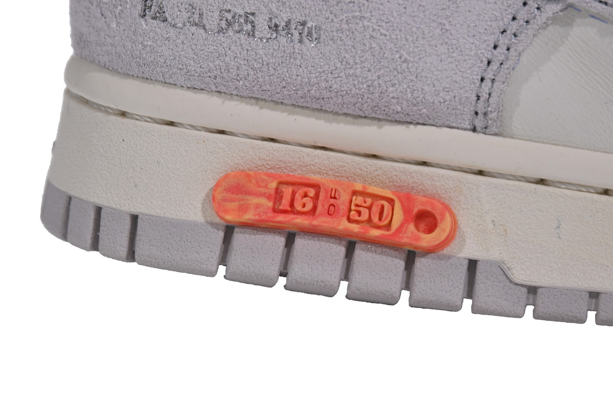 OFF WHITE x Nike Dunk SB Low The 50 NO.16  DJ0950-111