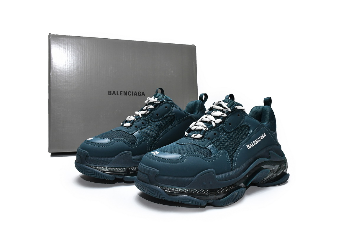 Ba***ci*ga Triple S Dark Green   541624 W2GA1 3210