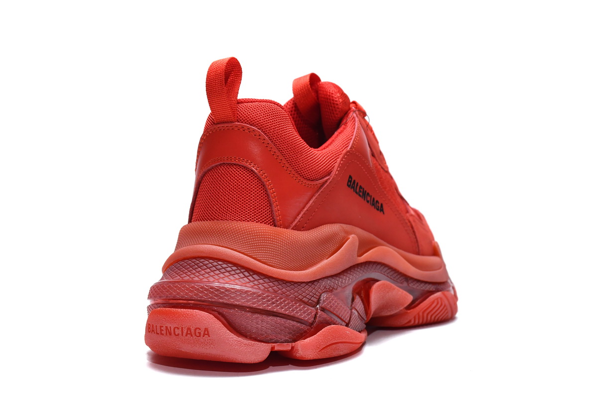 Ba***ci*ga Triple S Dark Red   541624 W09O1 6500