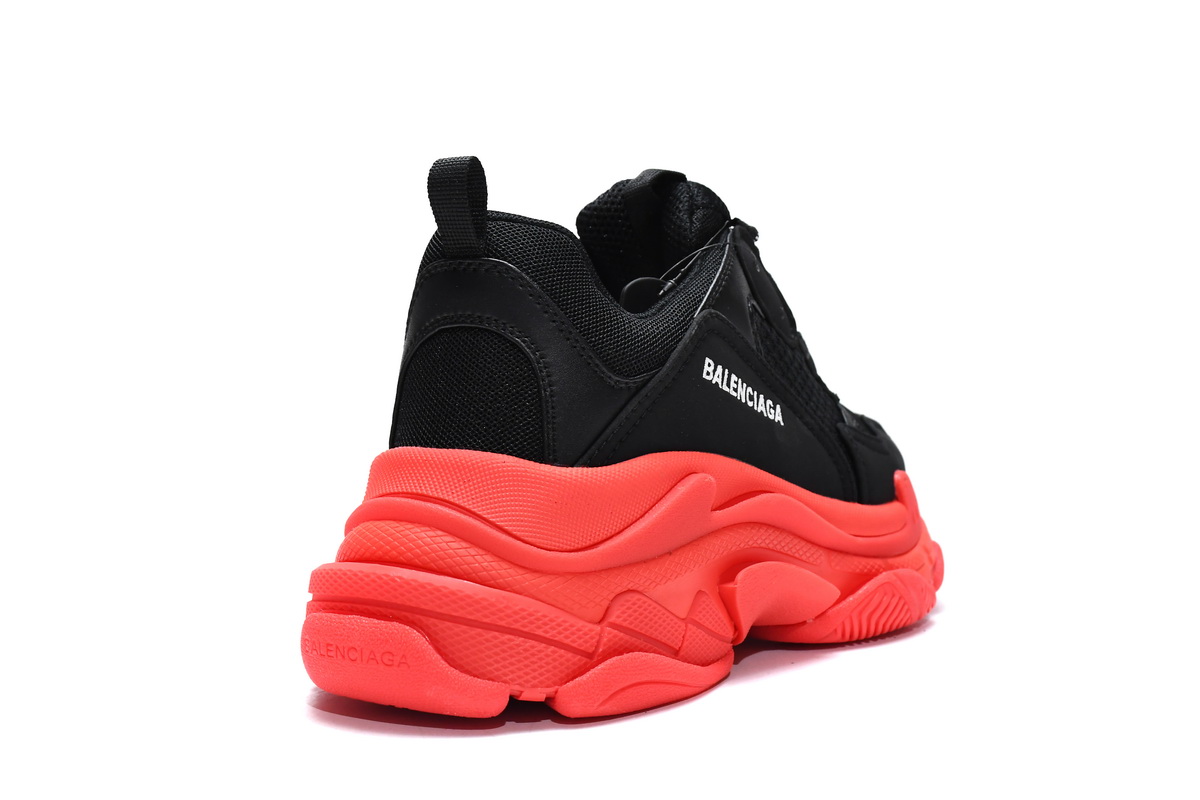 Ba***ci*ga Triple S Black Dark Red   536737 W2FZ1 1060