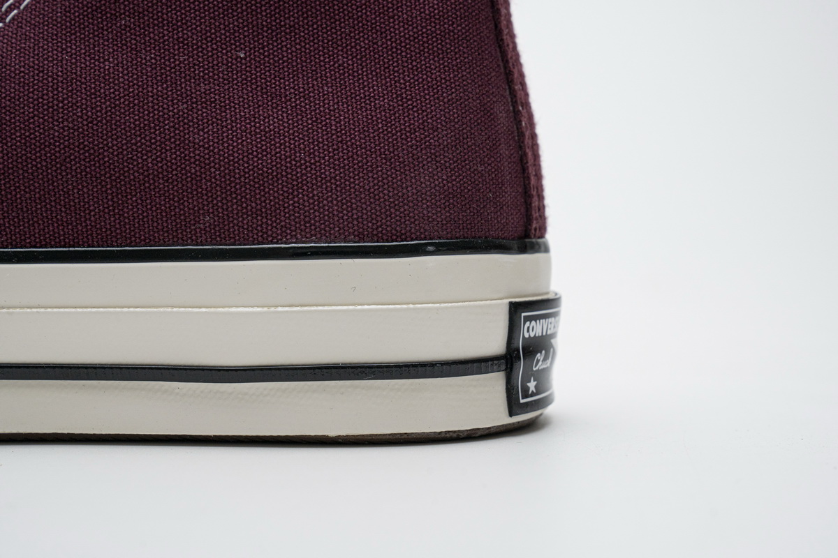 Converse Chuck 70 HI Dark Burgundy Black Egret  162051C