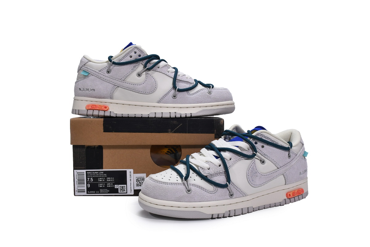 OFF WHITE x Nike Dunk SB Low The 50 NO.16  DJ0950-111