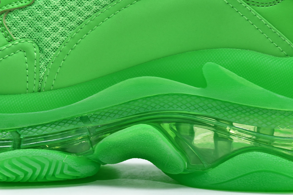 Ba***ci*ga Triple S Fluorescent Green  541624 W09OL 3801