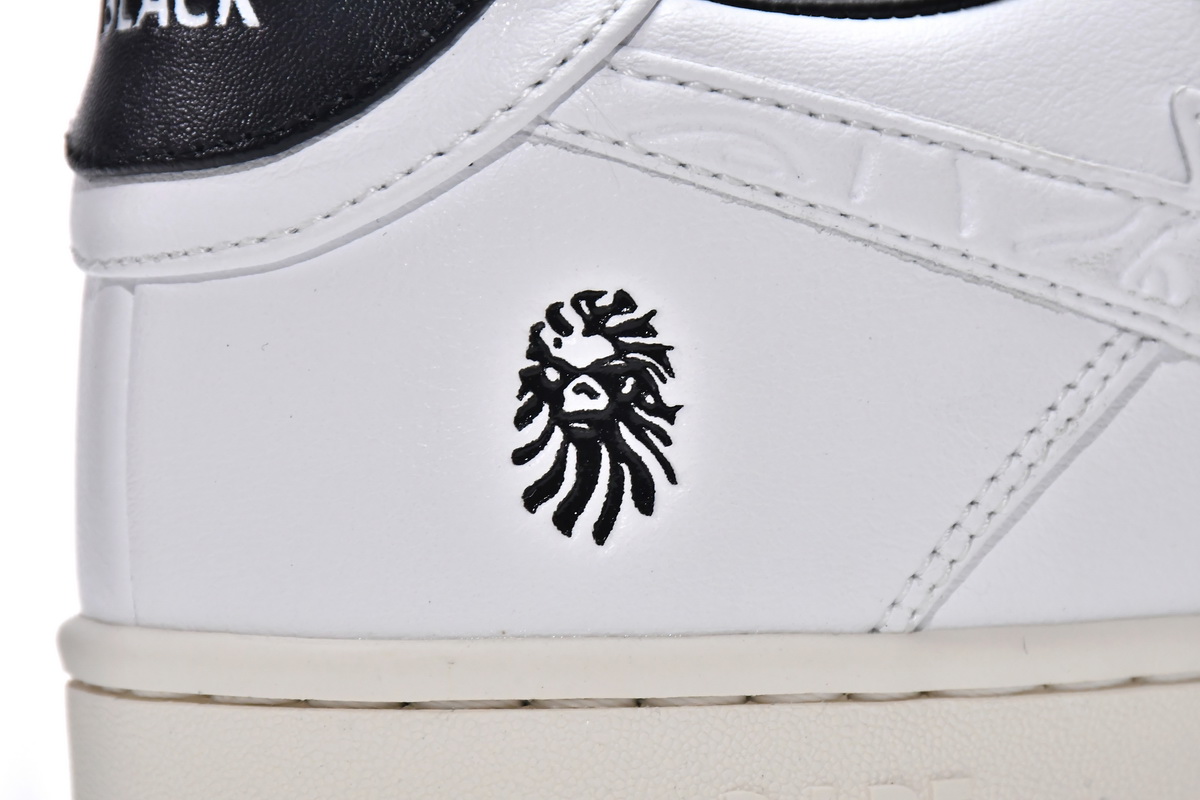 A Bathing Ape Bape Sta Low White Black  1H70-191-022