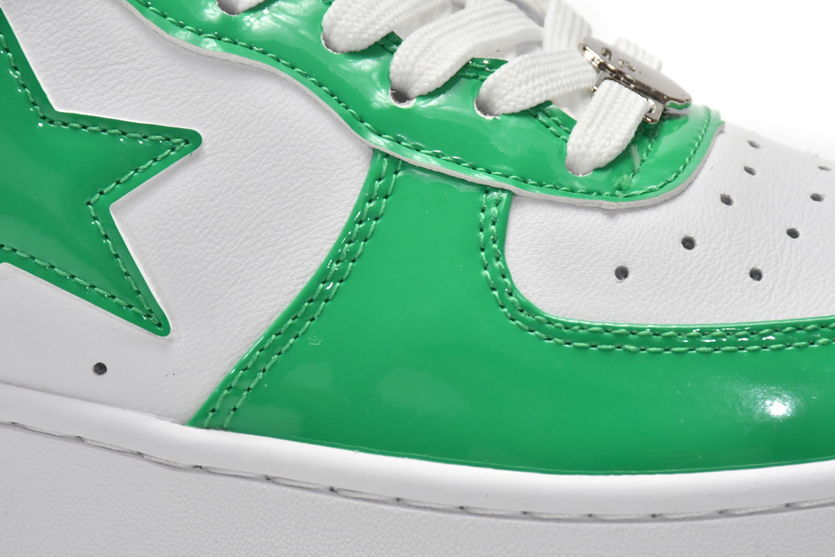 A Bathing Ape Bape Sta Low White Green   1H70-191-001