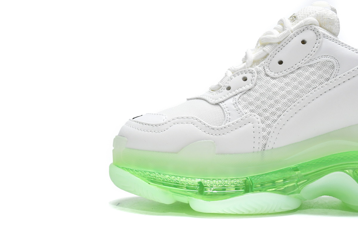 Ba***ci*ga Triple S White Green   544351 W09O1 9001