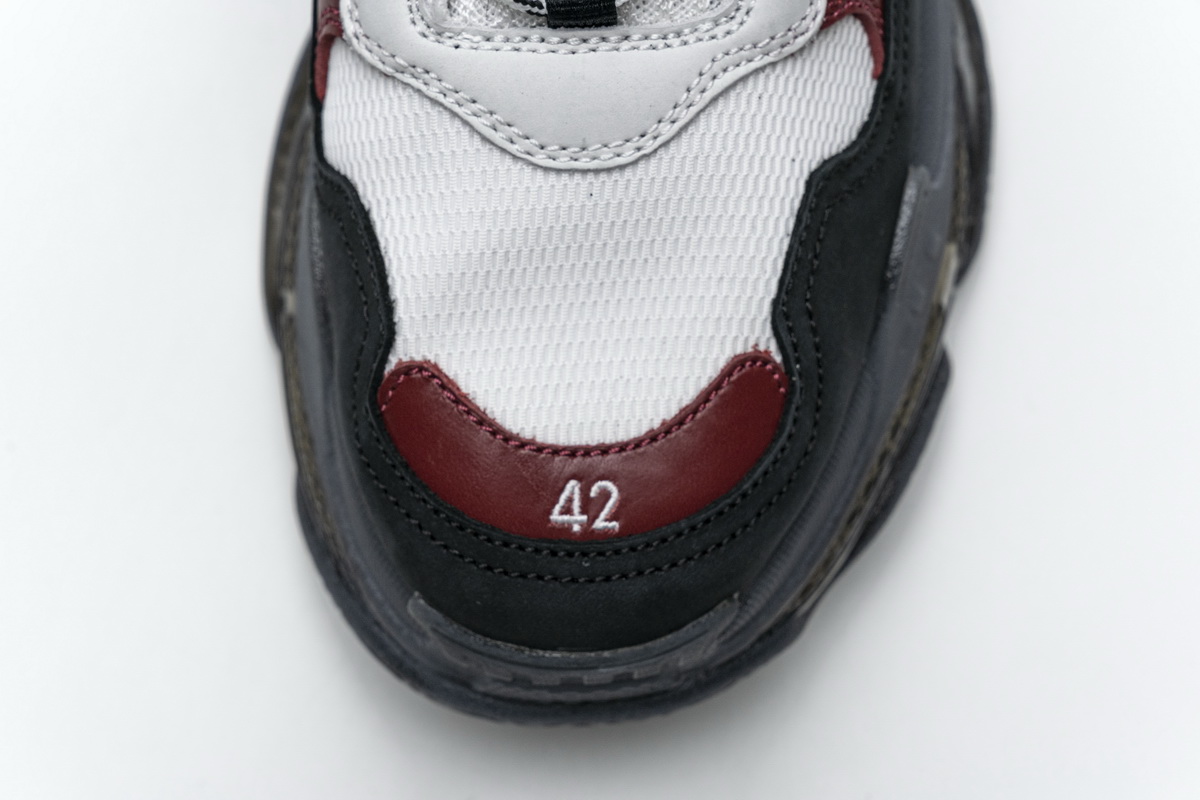 Ba***ci*ga Triple S Black Brown Red  541624 W09O1 2268