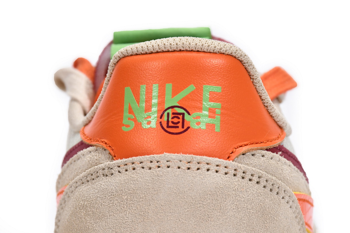 CLOT x sacai x Nike LDWaffle Orange Blaze DH1347-100