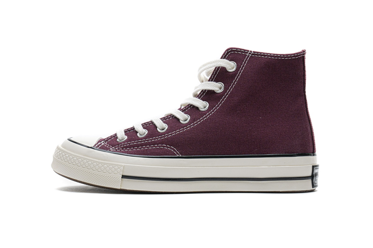 Converse Chuck 70 HI Dark Burgundy Black Egret  162051C