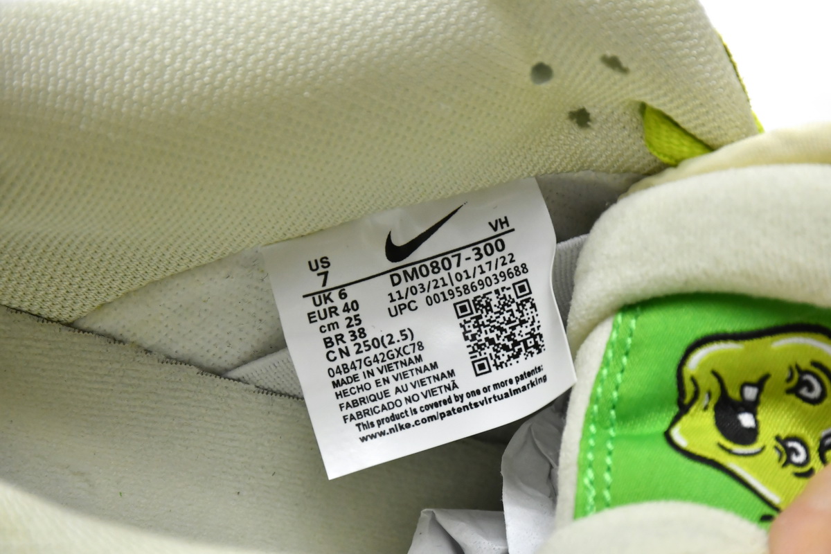 Nike Dunk Low Green Apple  DM0807-300