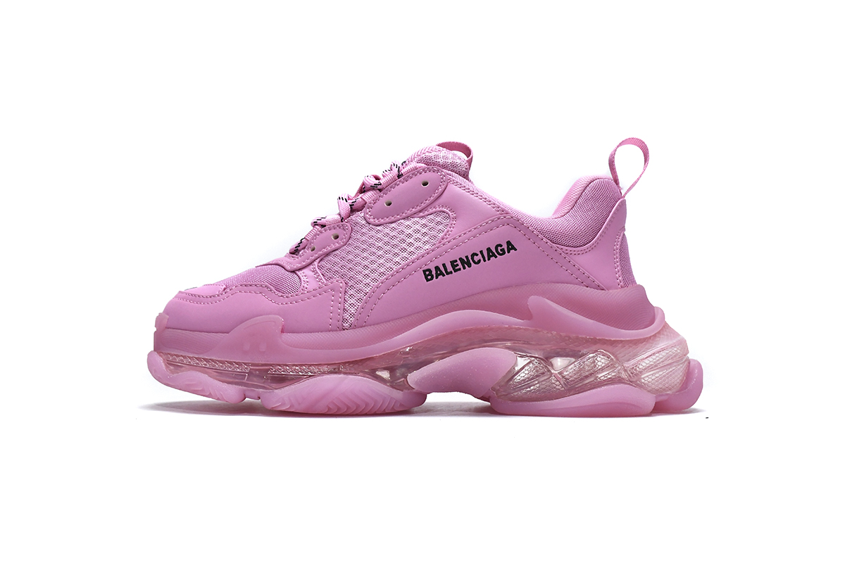 Ba***ci*ga Triple S Pink Red  544351 W2GA1 5760