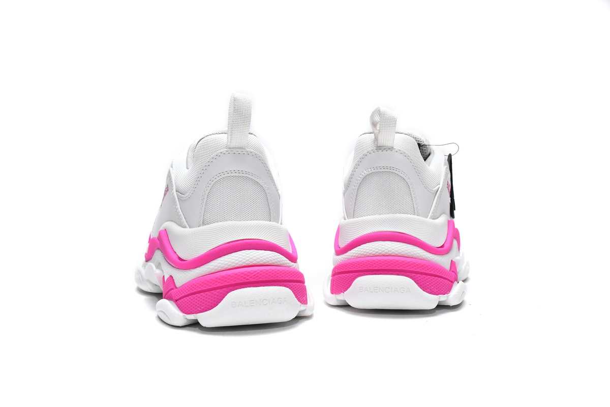 Ba***ci*ga Triple S White Peach Red   536737 W2CA3 3890