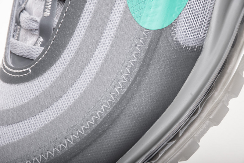 OFF WHITE X Nike Air Max 97 “Wolf Grey Menta” AJ4585-101
