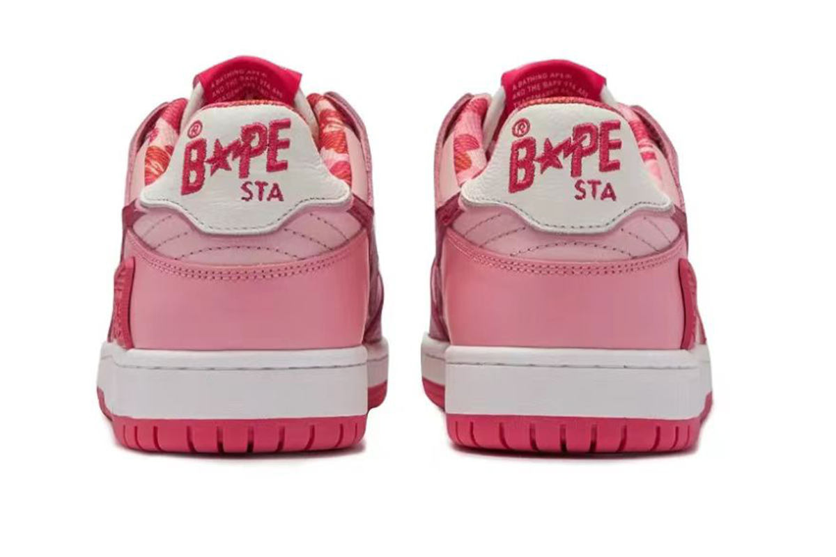 A Bathing Ape Bape SK8 Sta ABC Camo Pink (2022)  1I30-291-005/1I30-191-006