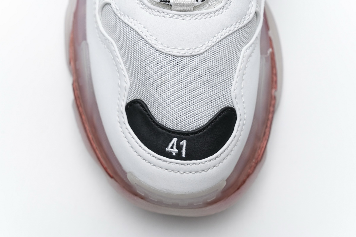 Ba***ci*ga Triple S Milk White Black   0625 W09O1